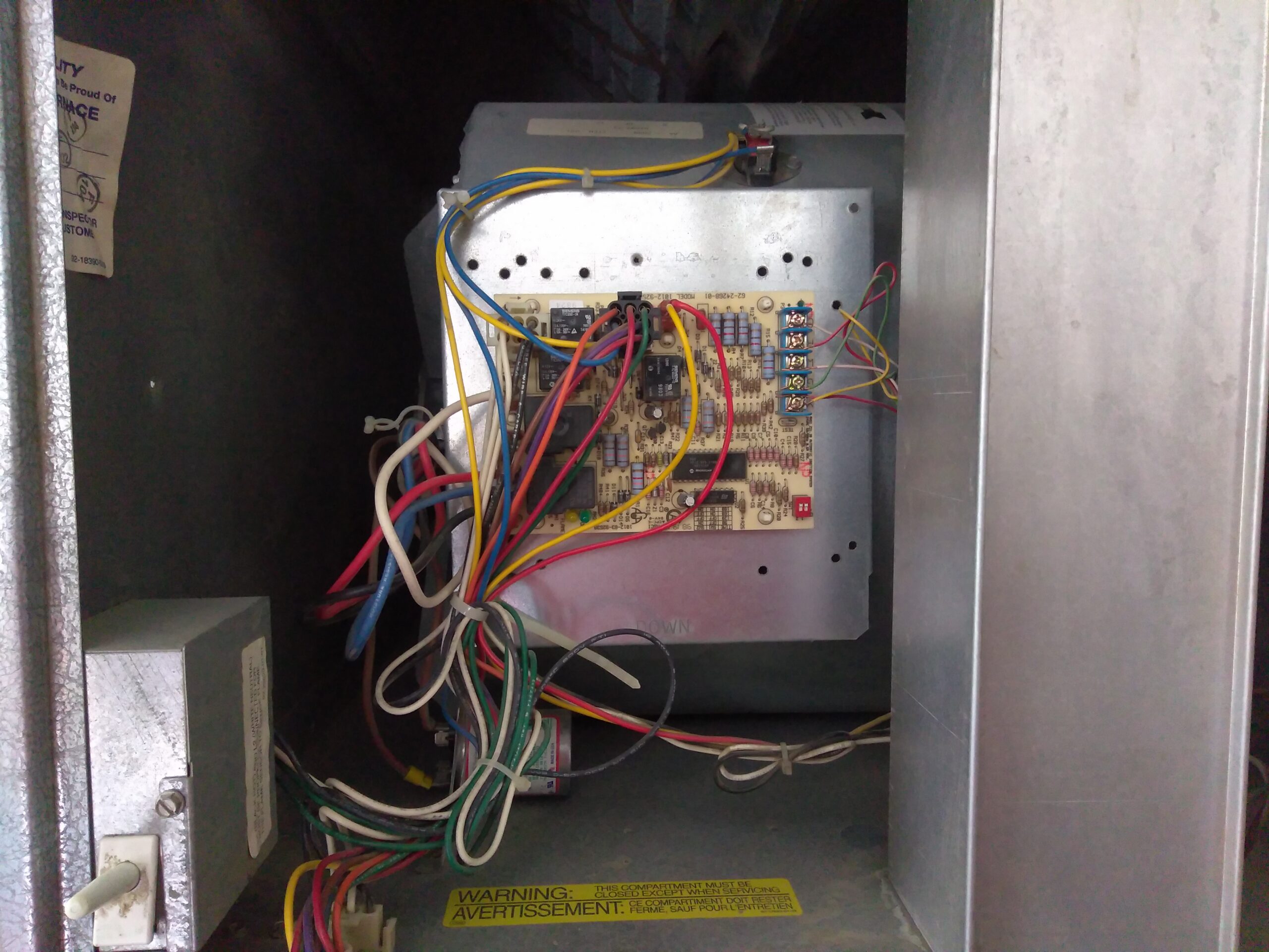 HVAC control board for household unit 